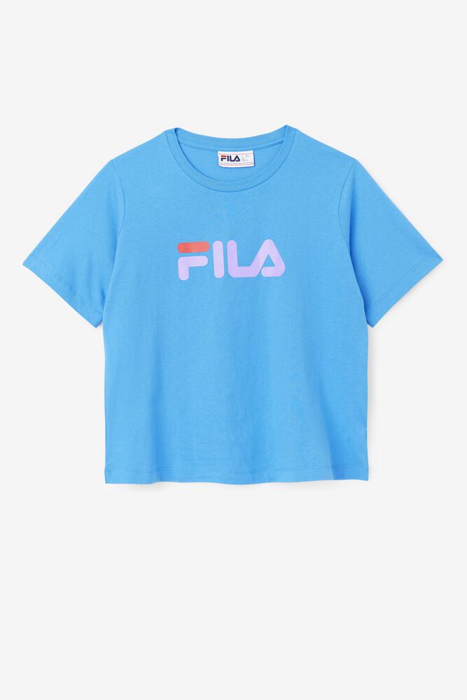 Fila T Skjorte Dame Blå Thea 247531-OUX